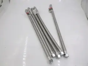 1000044312 Everbilt 5 Pack 3/4 Inch X 24 Stainless Steel Corrugated Water Connector