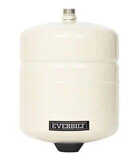 Everbilt 1003064927 Thermal Expansion Tank 2 Gallon 200 F High Quality Coating White