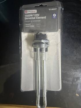 Everbilt 10719 Water Heater Element 1500w-120v