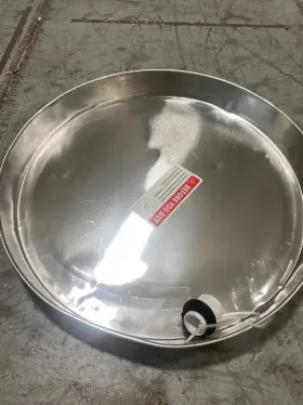 Everbilt 860011995838 20 Inch Aluminum Round Water Heater Drain Pan With Pvc Fitting