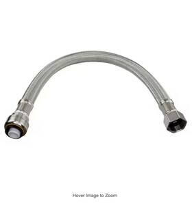 Everbilt Ebbs12p34f18 3/4 Inch Ptc X In Fip 24 Braided Stainless Steel Water Heater