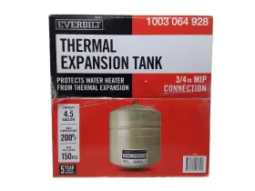 Hdet4g Everbilt 4.5 Gallon Thermal Expansion Tank Open Box