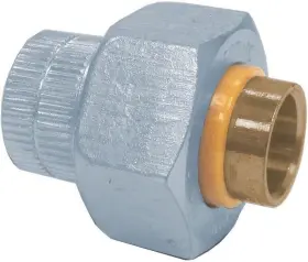 Hdlfdu-12 Everbilt 3 Pack Galvanized Steel Sweat Dielectric Union 1/2 Inch Fip X