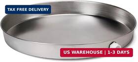 Everflow 804595124956 Awhp24 Aluminum Water Heater Drain Pan With 1 Inch - 1-1/2 Pvc Fitti