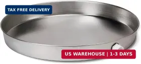 Awhp24 Everflow 804595124956 Aluminum Water Heater Drain Pan With 1 Inch - 1-1/2 Pvc Fitti