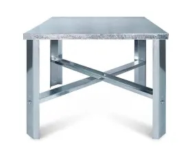 Gwhs21 Everflow Water Heater Stand Galvanized Steel Chrome 21ftft X 18 Inch