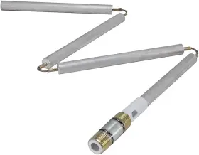 60286 Ez-flo Eastman 42 Inch Flexible Magnesium Anode Rod 3 Nipple Fitting Chrome 602