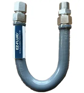 Ez-fluid 724049297060 1 36 Inch Od 3/4 Mip X Fip High Flow Full Port Appliance Gas C