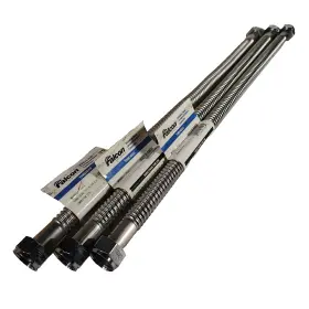 Ff24 Falcon Stainless Steel Corrugated Water Connector 3/4 Inch X 24 3pack