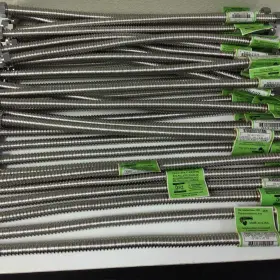 S02x20l Falcon Stainless Inc New Lot 38 Steel Corrugated Lavatory Connector S-02x 20ft L
