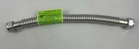 Swc-1x18 Falcon Swc-1 Inch X 18 Stainless Flex Tube Connector For Water Heater / Softener