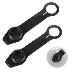 Fdczeyxior 698419 Rv Water Inlet Cap 3/4 Inch Freshwater Rubber Plug With Strap 2pack Black