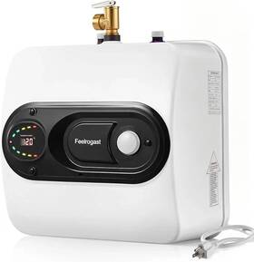 Feelrogast Whc-bk080 8 Gallon Electric Tank Water Heater Under Sink Instant Hot White