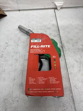 Fill-rite N100dau12g 1 Inch 5-25 Gpm 19-95 Lpm Automatic Fuel Nozzle Utility Accessory With Hook
