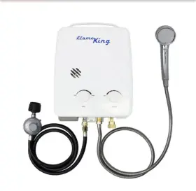 Ysnaz132 Flame King Tankless Water Heater Propane 5l 1.3 Gpm 34 000 Btu Instant Shower