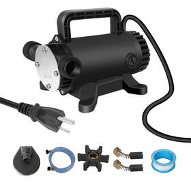 Flowpac Fx306ac 115v 1/10 Hp 260 Gph Water Transfer Pump - 3/4 Inch Ports Suction Hose Spar