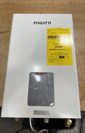 Fogatti 797387121311 Tankless Water Heater Natural Gas Indoor Instant Hot 5.1gpm 120 000btu