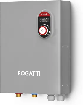 Et018a1g Fogatti Electric Tankless Water Heater 18kw 240volts Hot Gray