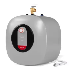 Fdes-et80g-u-b Fogatti 8gal 1440w Electric Mini Tank Water Heater Wall/floor Mount Gray Used