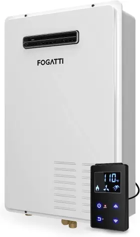 Fdg-cf170sw-ng-ra Fogatti 24l Natural Gas Outdoor Tankless Water Heater 7.5 Gpm 170 000 Btu