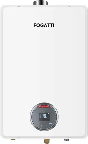 Fdg-cf170w-ng-ra Fogatti Natural Gas 24l Indoor Tankless Water Heater 7.5 Gpm 170 000 Btu Instant