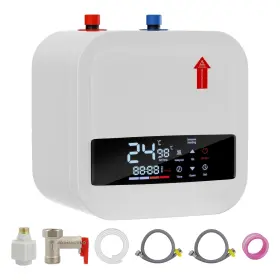 1500w Forimo 717181613621 Electric Mini Tank 4 Gallon Instant Hot Water Heater - 110v Small Dig