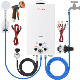 Forimo 717661434289 Tankless Water Heater Propane 2.64gpm 10l Outdoor Portable With Forimo 717661434289 Tankless Water Heater Propane 2.64gpm 10l Outdoor Portable With