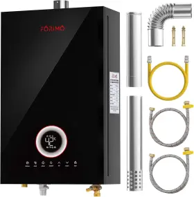 Forimo 717956178522 Tankless Water Heater Natural Gas 4.21gpm 16l Indoor Instant Hot