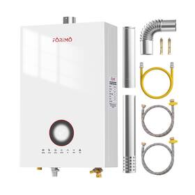 Forimo 717956178584 Tankless Water Heater Natural Gas 4.74 Gpm 18l Indoor Instant Hot Heat