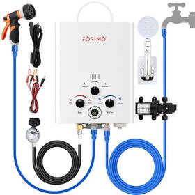 Forimo B0ff4bmpnm Tankless Water Heater Propane2.11gpm 8l Outdoor Portable