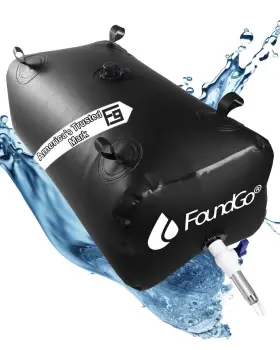 Fgwsb0010-us-a Foundgo Water Storage Bladder Emergency Tank Large 264gal/1000l Black