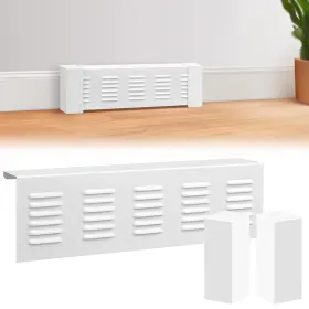 B0d1gh8k6n Gandeer 2ft White Baseboard Radiator Heater Cover Hydronic System