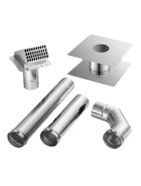 Gsvp70t Gasland 3 Inch Stainless Steel Vent Pipe Kit For Gas Tankless Water Heaters