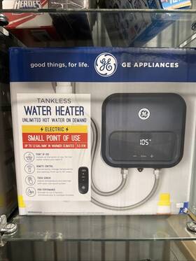 Ge 084691857006 Ge06snhpdg Tankless Electric Water Heater Point Of Use 5.5kw 240v