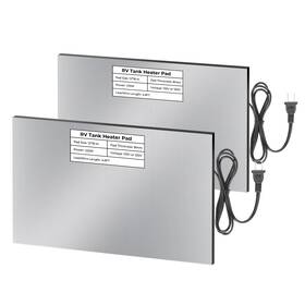 Gearbone Aamarv00263 Rv Tank Heated Pad Holding Anti-freeze With Thermostat 12 Inch 18 Silve