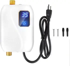 110vte  Generic 114129823324 Tankless Water Heater Electric Instant Hot Under Sink 3000w