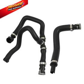 Getfarway Cv6z-18472-t Inlet And Outlet Hvac Heater Hose 10.62 Inches X 7.08 Black