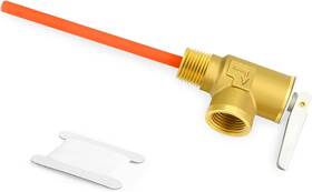 Goraguchi Fx-335 Dn15 Brass Rv Water Heater Temperature And Pressure Relief Valve 1/2 Inch Npt Thread