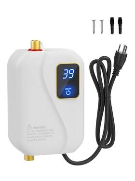 Green Point Home B0dg8mm73c Tankless Water Heater Electric 3000w Instant Under Sink 110v Porta
