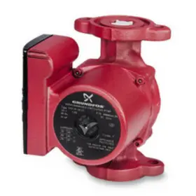 Ups43-44fc Grundfos 52722514 115v 3 Speed 1/6 Hp Cast Iron Flanged Circulator Includes Check Valve