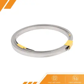 Gryfton 680811085351 10m 32.8 Ft 0.2x6mm Nichrome Flat Heater Wire For Heating Elements