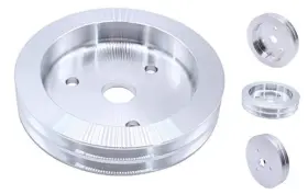 Gsk-2287084 Gsk Aluminum Double Groove Crank Pulley Swp Short Water Pump Compatible With 1955