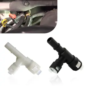 Oilsgjt2400blwh Gunroil Oilsgjt2400blwh- 2 Pack Car Heater Inlet Hose Joint Three-way Design Vehicle Cooling Water Pipe