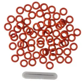 Gy20251114b Gyzc19491 100pcs 007 Silicone O-ring 70a Durometer 5/32 Inch Id 9/32 Od 1/16 Width