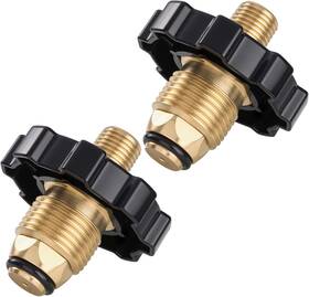Havyduti Ocrp17 Soft Nose Pol Propane Gas Fitting With 1/4 Inch Npt Male Lp Tank Atapter 100% Solid