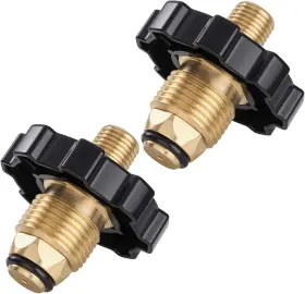 Ocrp17 Havyduti Soft Nose Pol Propane Gas Fitting With 1/4 Inch Npt Male Lp Tank Atapter 100% Solid