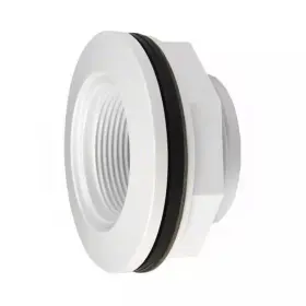 Hayward 445054537547 Inlet Return Fitting Fip 1-1/2 Inch Threaded Replacement Part With Locknut And