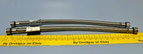 Gwhsl-1007 Hds 403380 2 Braided S.s. 24 Inch Water Heater Lines 3/4 Fip Both Side