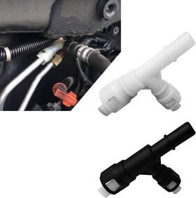 Hhzl Hhzl-rgtjt01 2pcs Heater Hose Connector Car Core Inlet Coolant Tee Fitt