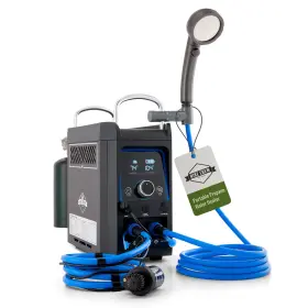 Hike Crew 843812195546 Propane Water Heater And Shower Pump Rechargeable Portable Outdoor Syst